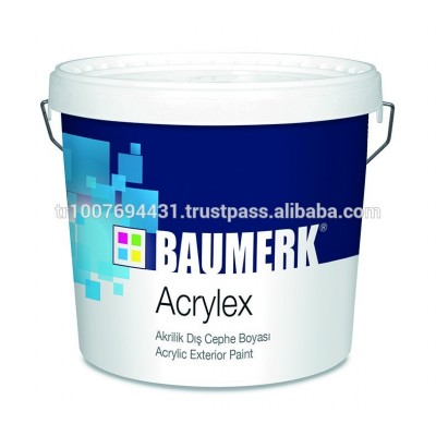 Water Based Acrylic Facade Paint Produced With Grained Texture Or Without Grain